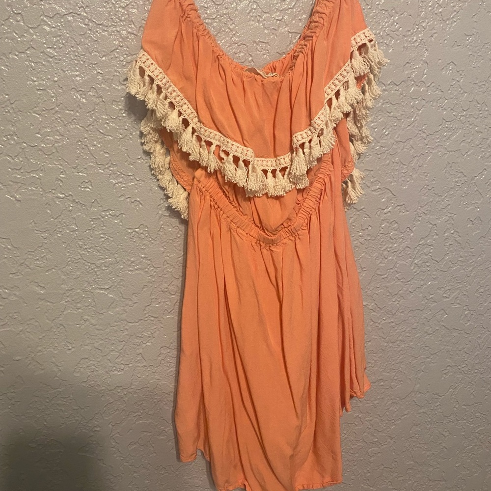 Coral dress for sale!